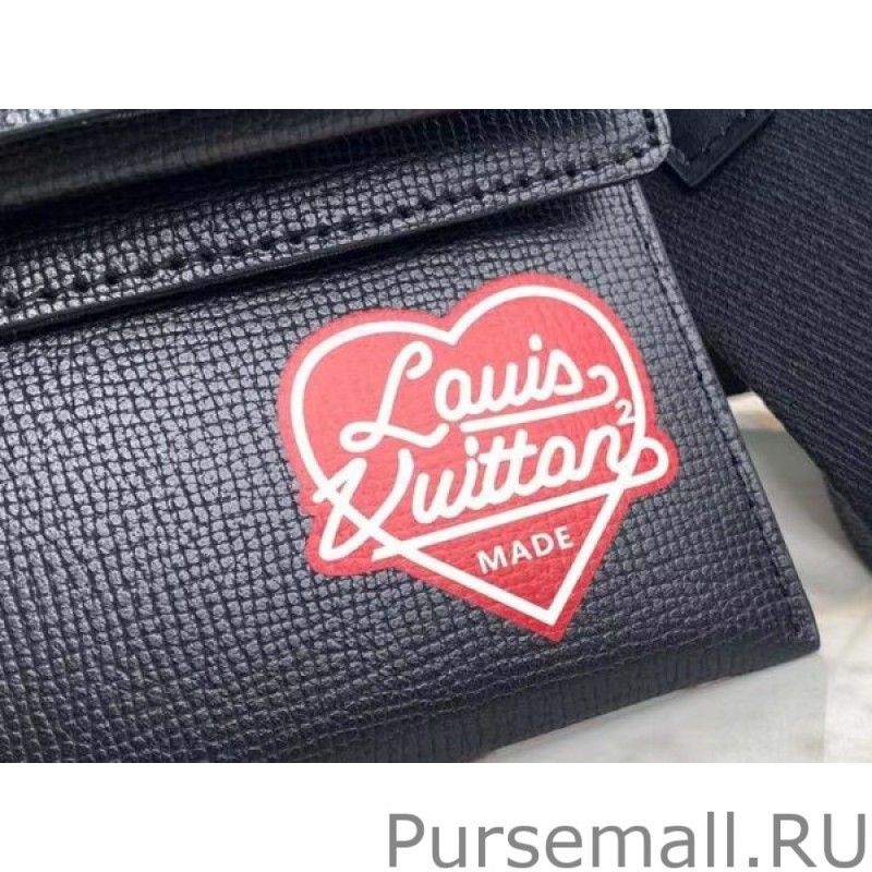 Trio Pouch Monogram Denim Leather M81013