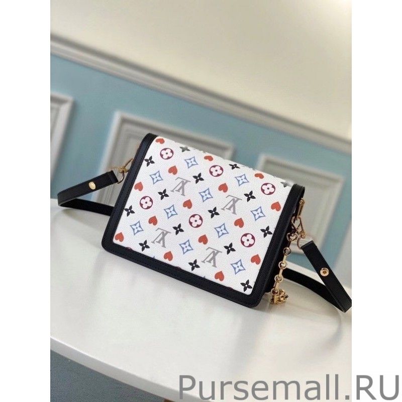 Game On Dauphine MM White Bag M57463