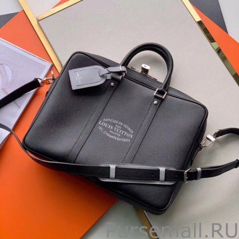 Porte Documents Voyage Taiga Leather M30365