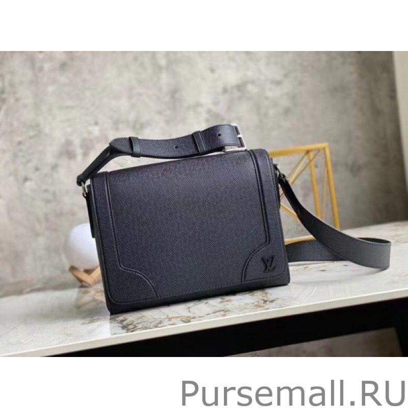 New Flap Messenger Bag Taiga Leather M30807