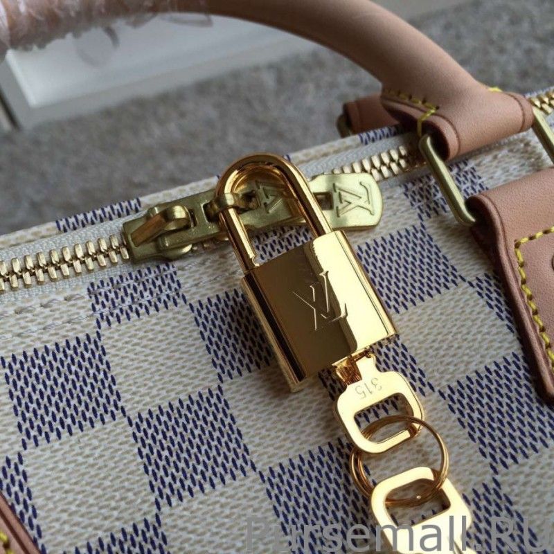Speedy Bandoulière 30 Damier Azur N41373