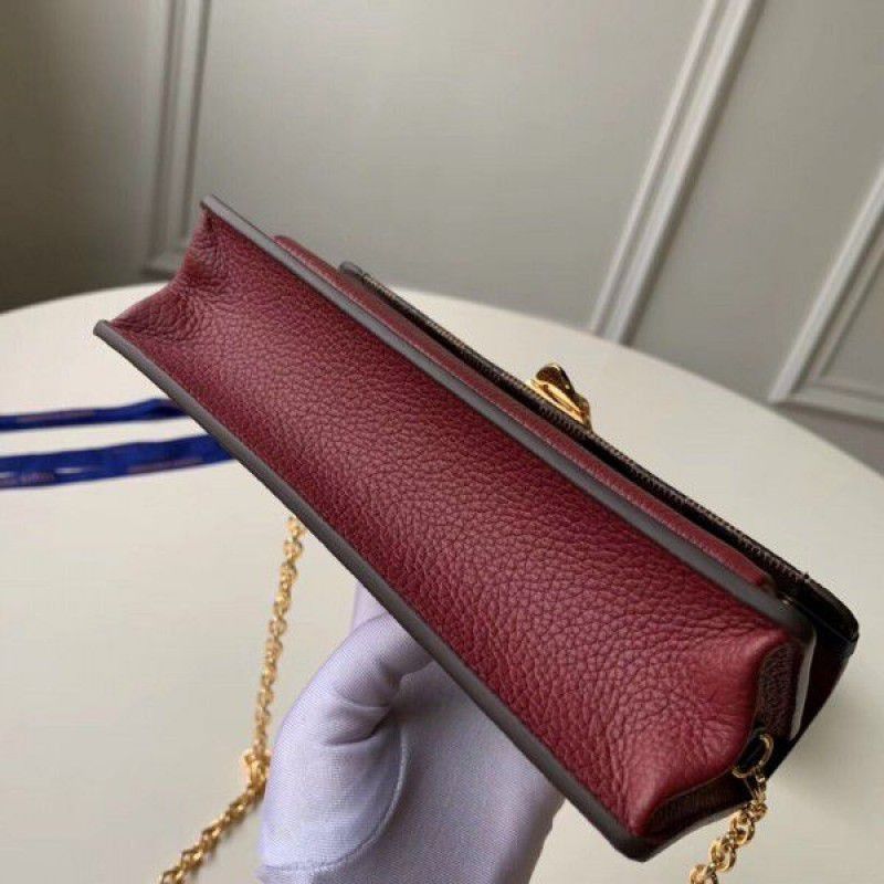 Vavin Chain Wallet Damier Ebene N60222