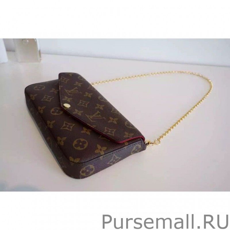 Felicie Chain Wallet Monogram M61276