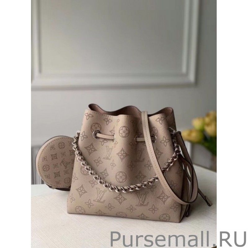 Bella Bag In Galet Mahina Leather M57201