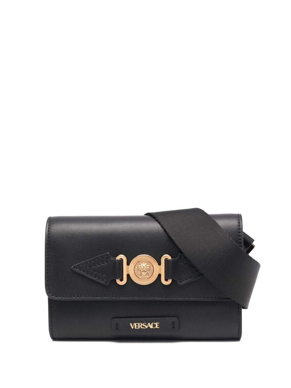 Versace Medusa head leather bag