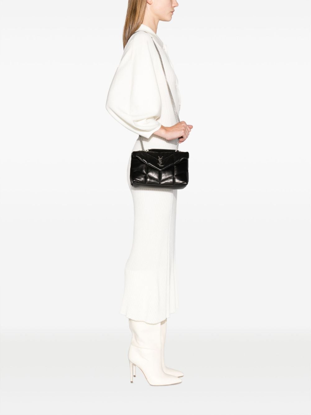 Saint Laurent Puffer Toy quilted shoulder bag