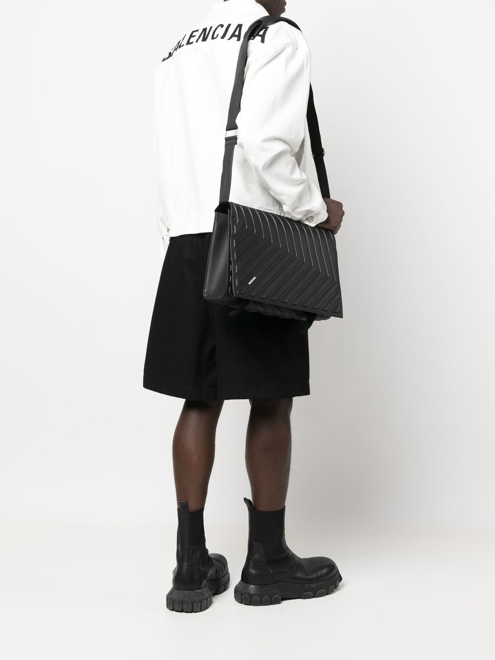 Ba*len*cia*ga car flap shoulder bag