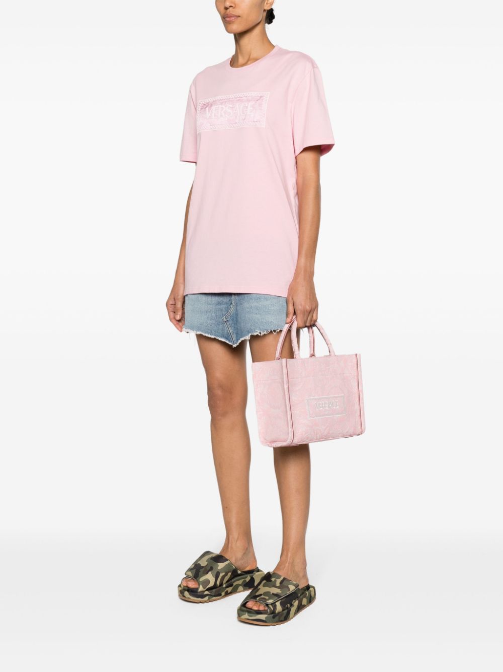 Versace small Barocco Athena tote bag