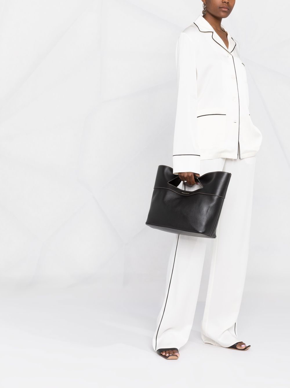 Alexander McQueen logo-print tote bag