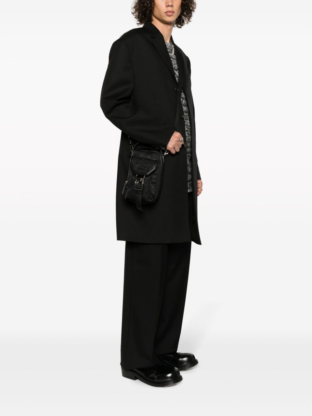 Versace Barocco jacquard shoulder bag