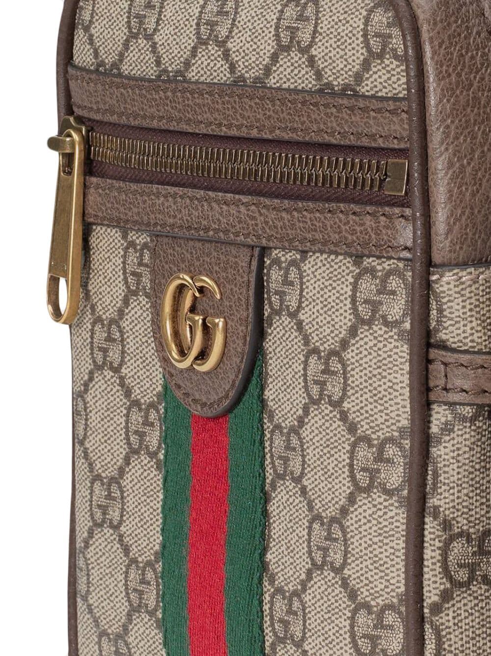 G*u*i ophidia gg stripe shoulder bag