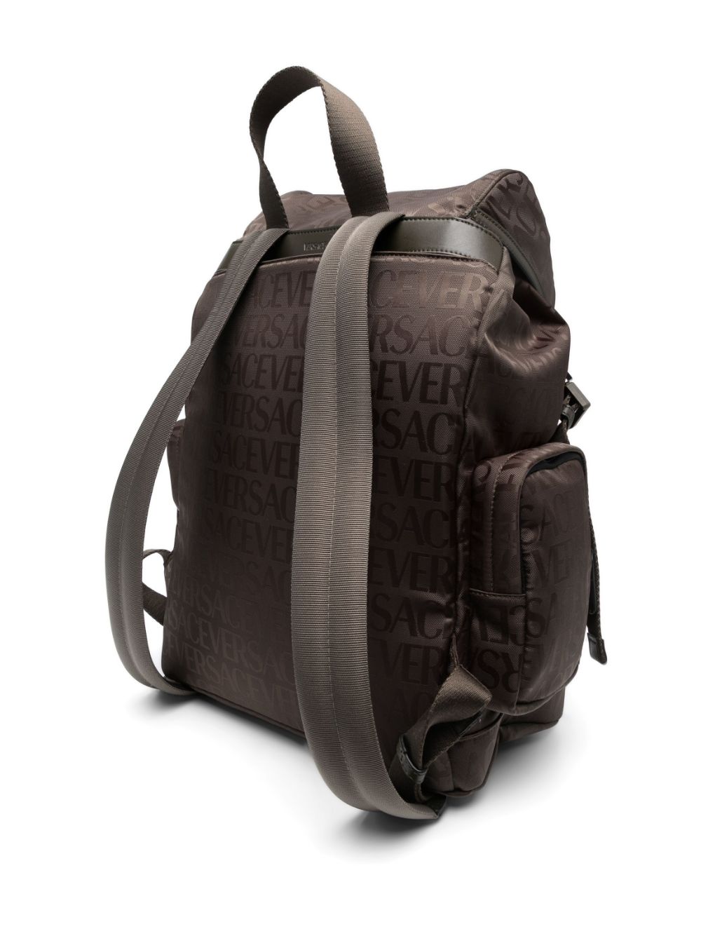 Versace Allover-print backpack