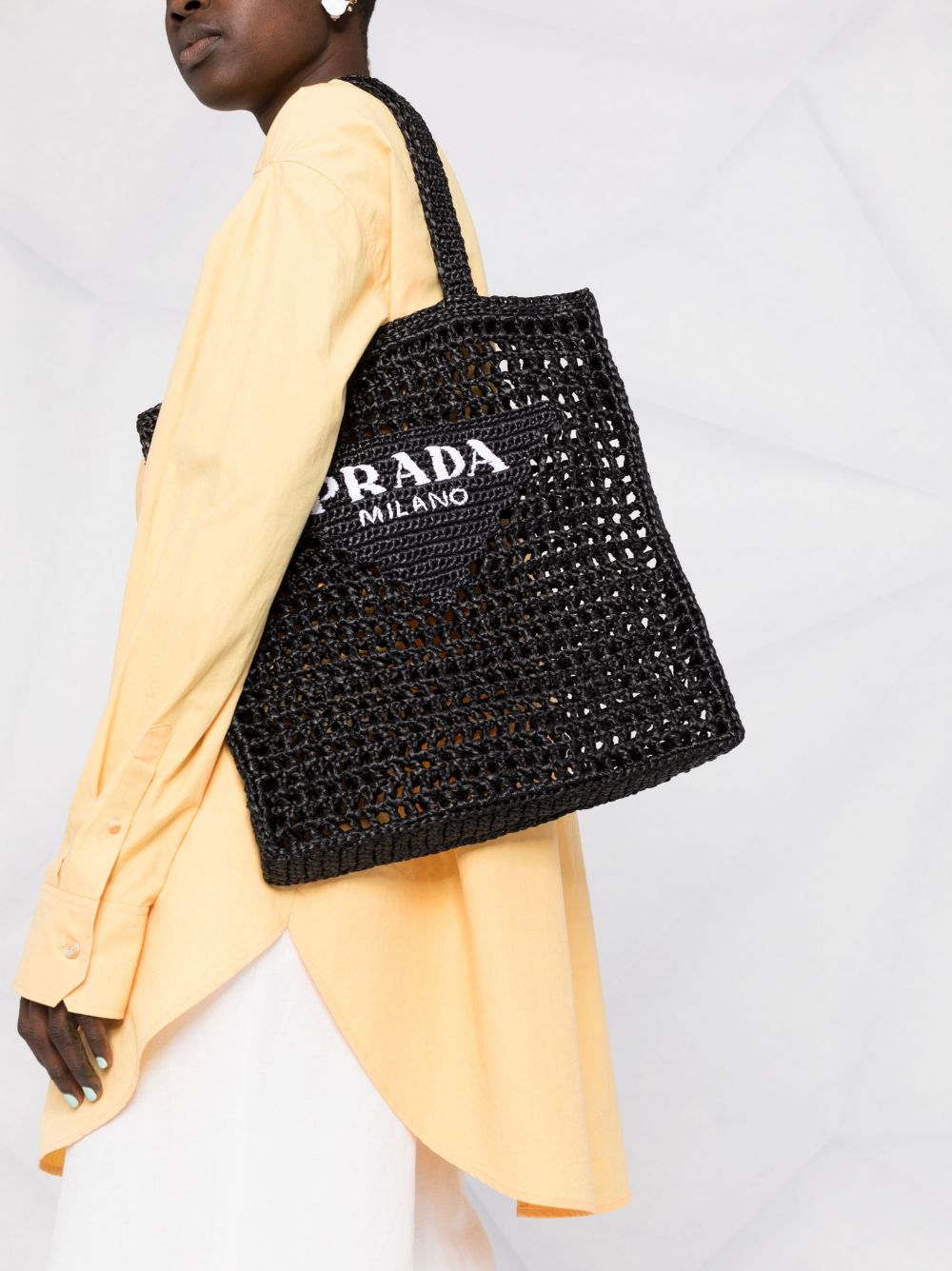 pra*a small S*pernova brushed leather handbag