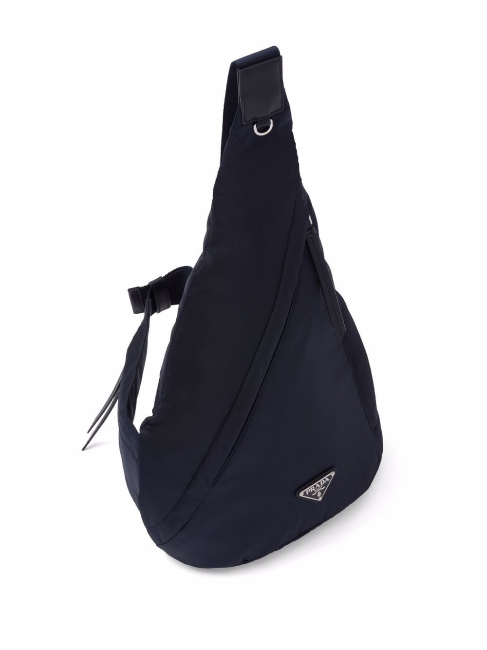 Pra*a re-nylon logo-plaque backpack