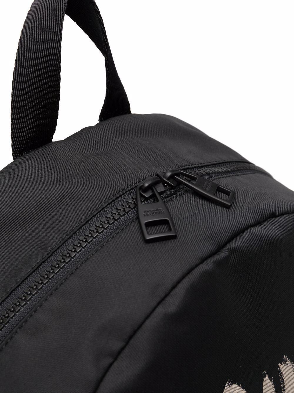 Alexander McQueen Graffiti Metropolitan printed backpack