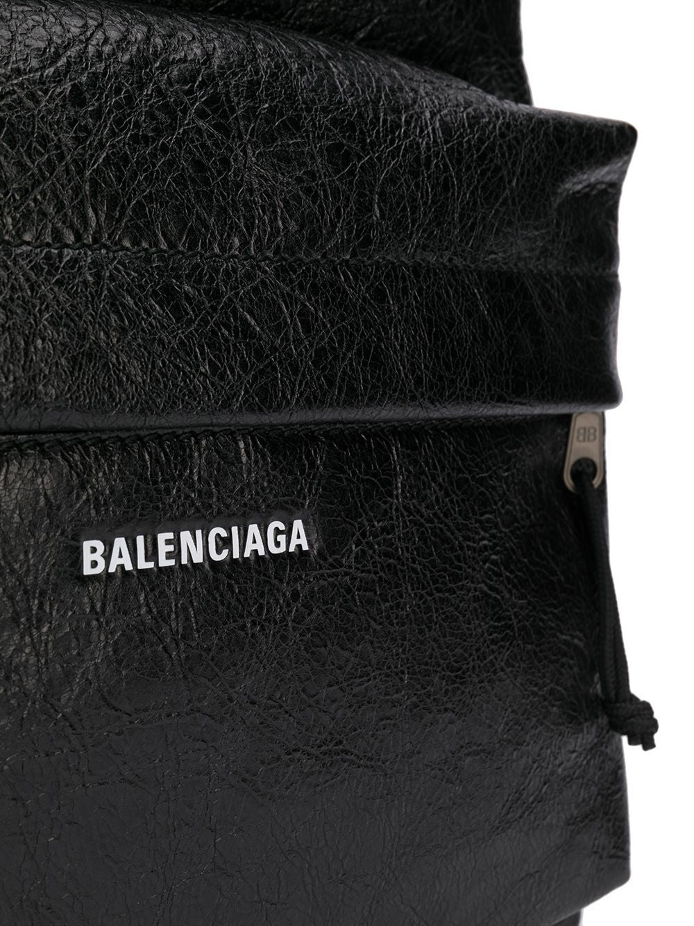 Ba*len*cia*ga logo printed backpack