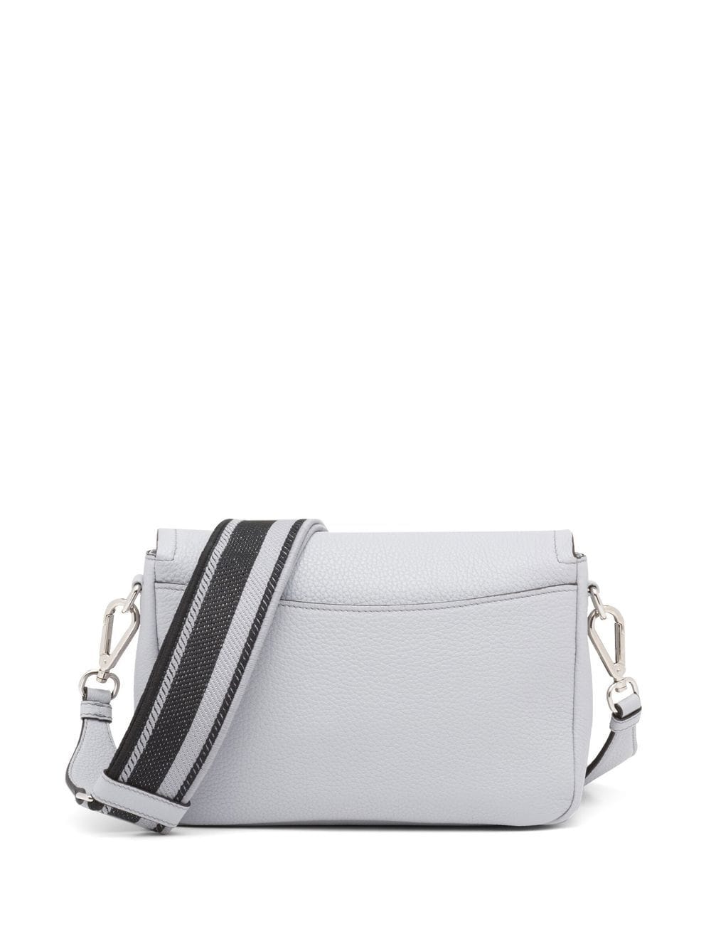 Pra*a logo-plaque leather shoulder bag