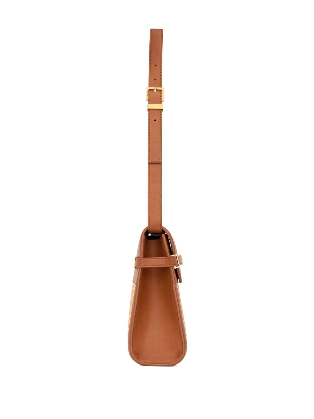 Saint Laurent Manhattan raffia shoulder bag