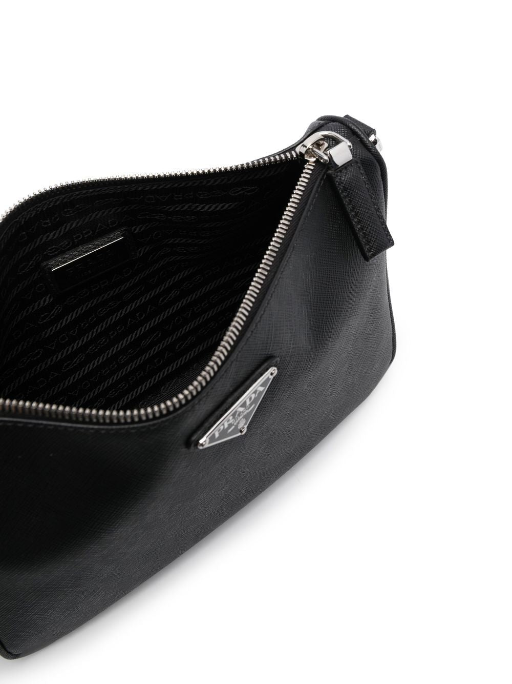 Pra*a saffiano-leather crossbody bag
