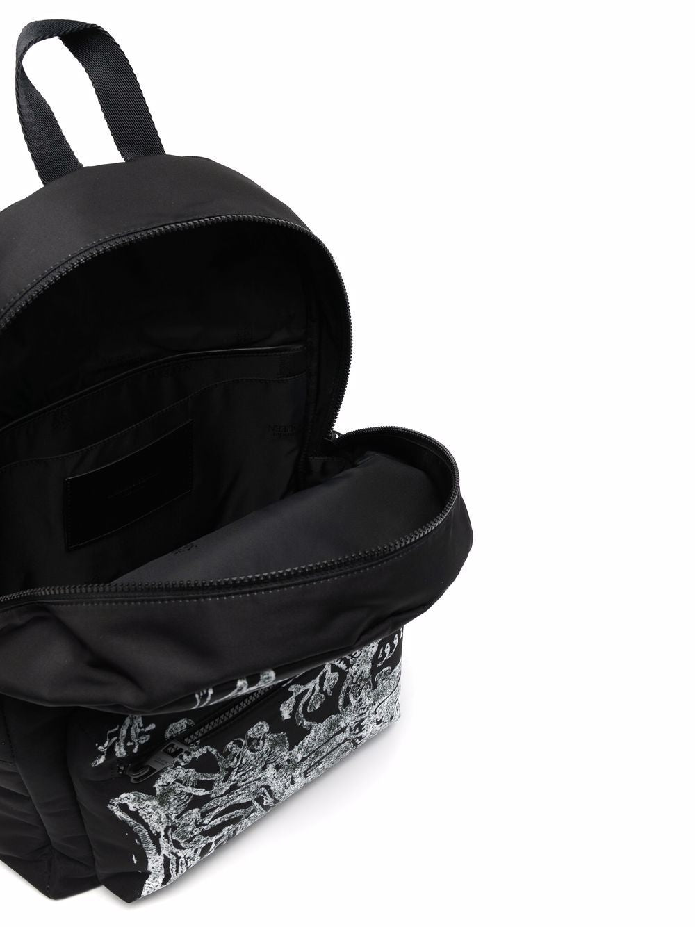Alexander McQueen abstract-print backpack