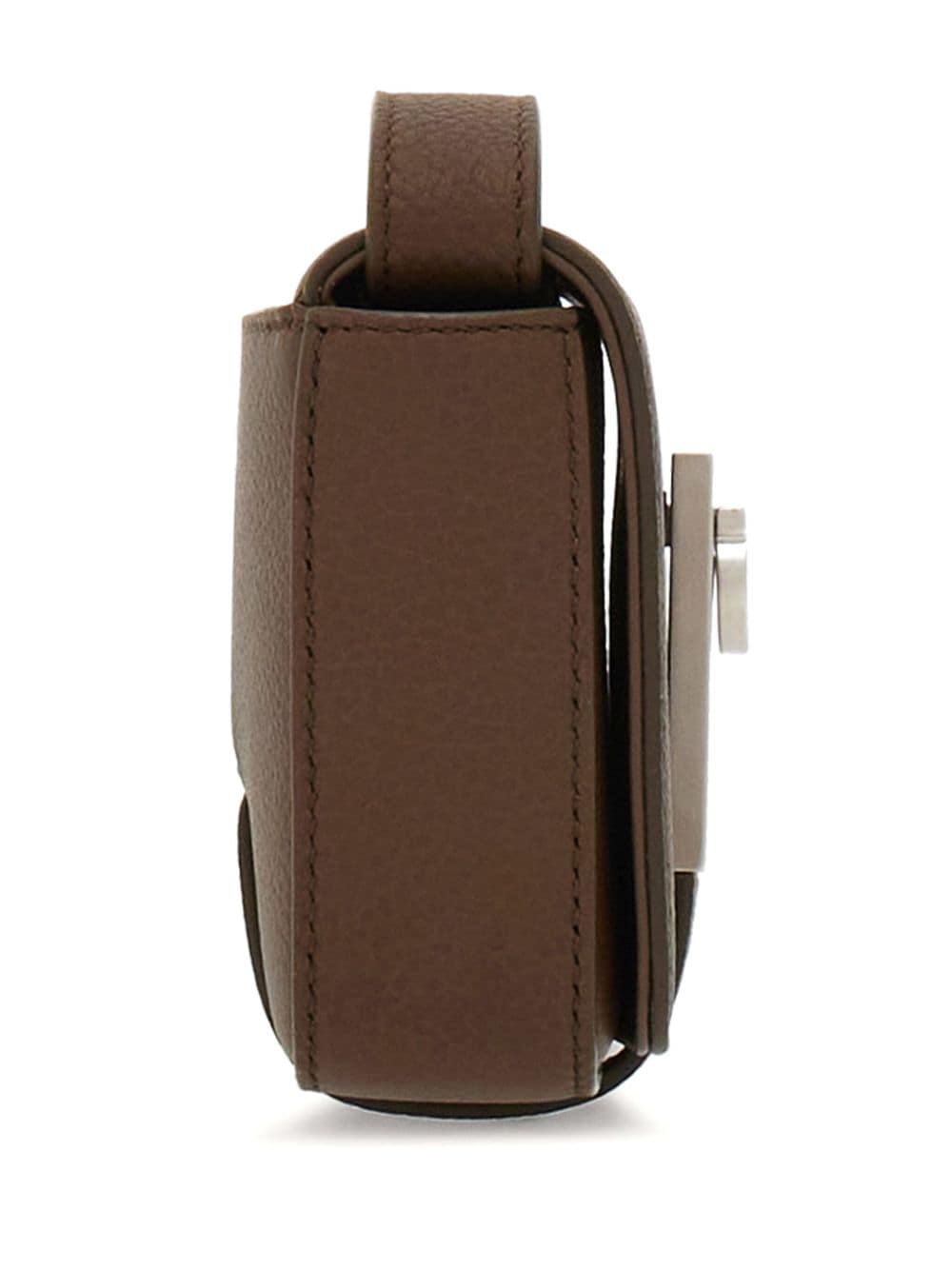 Ferragamo Gancini buckle pebbled-texture shoulder bag