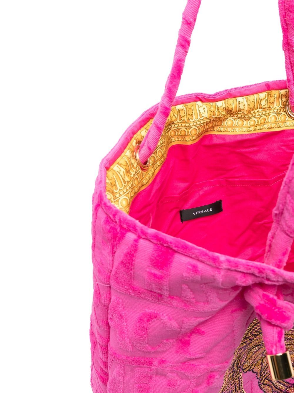 Versace Medusa-embellished tote bag