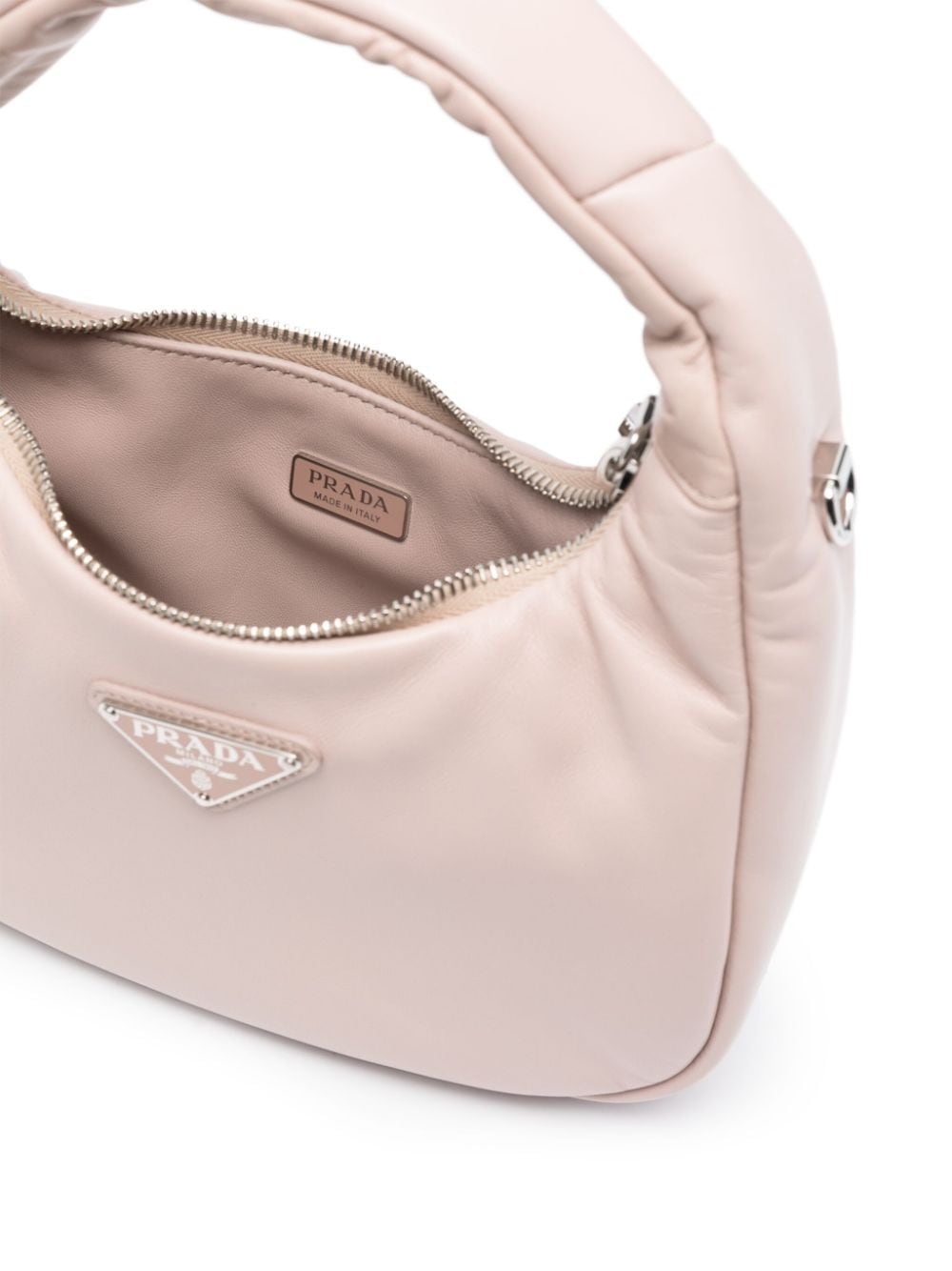 Pra*a padded leather tote bag