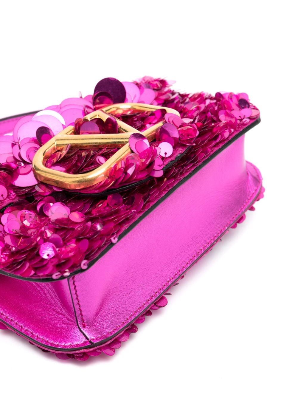 Valentino Garavani small Locò sequinned shoulder bag