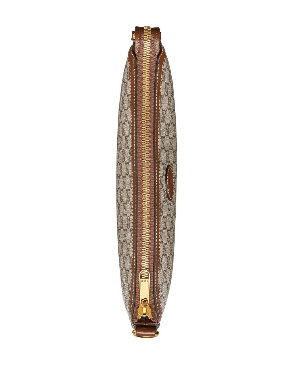 G*u*i interlocking g-print clutch bag