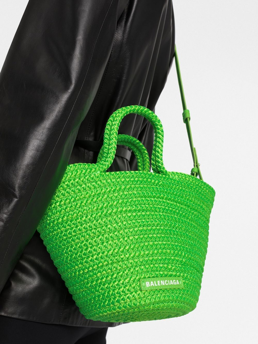Ba*len*cia*ga s ibiza basket tote bag
